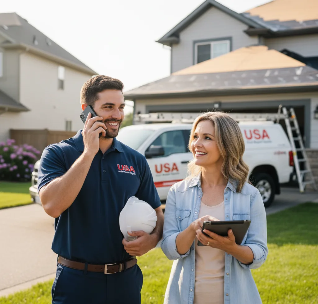 USA Roof Repair Experts customer support in Lubec